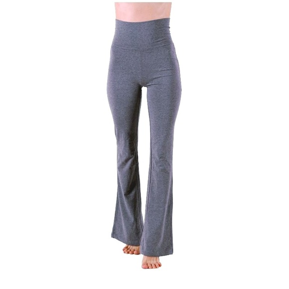 MOPAS Pants - Yoga wide leg flipable waistbend leggings